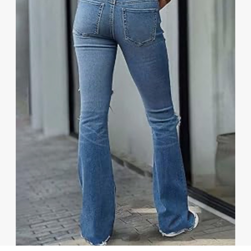 Women's Blue Flared Jeans